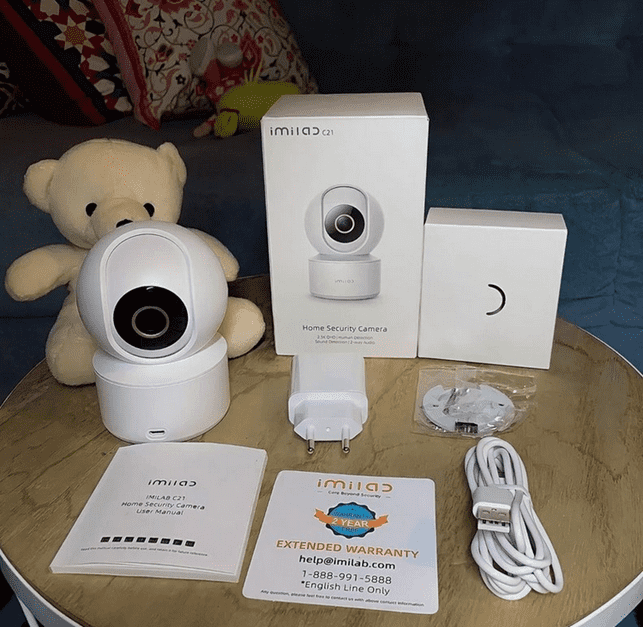 Состав комплекта IP-камеры Xiaomi IMILAB Home Security Camera С21