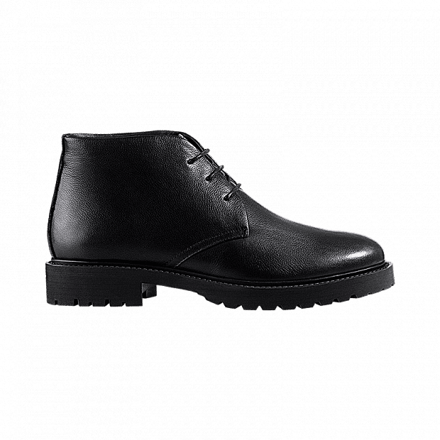 Мужские туфли Qimian Seven-Faced Pad Velvet Warm Leather Boots 41 (Black/Черный) - 1