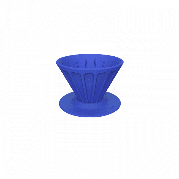 Кофейный фильтр Xiaomi D.Lab Coffee Portable Silicone Filter Cup (Blue/Синий) 